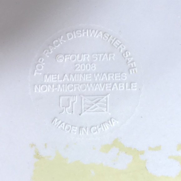 Square Christmas Plate Y2K FOUR STAR - Picture 5 of 5